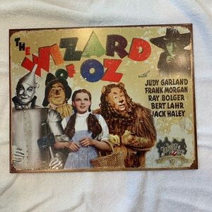 Set of 3 wizard of Oz tin posters